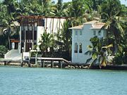 Riverside view of the Alfonso "Al" Capone Mansion.