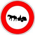 309 No animal-drawn vehicles