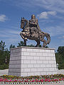 The statue of Genghis Khan in Ordos