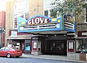 The Glove Theatre on North Main Street was the flagship of the Schine Enterprises chain