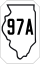 Illinois Route 97A marker