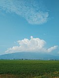 Mount Jerai, seen from Guar Chempedak.