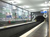 Line 7 platforms at Villejuif–Léo Lagrange