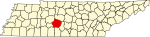 標示出摩利县位置的地圖