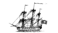 Commanded by Tyng - Massachusetts (frigate), Flagship for Siege of Louisbourg, 1745[7]