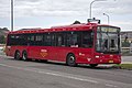 Discontinued Metrobus liveried Hillsbus Volgren CR228L bodied Scania K280UB at Castle Hill bus interchange