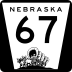 State Highway 67 marker