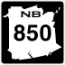 Route 850 marker