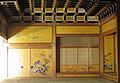 日本江户城本丸御殿大广间的征夷大将军上段御座复原模型。
