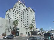 Different view of Westward Ho Hotel. The Westward Ho Hotel was built in 1928 and is located at 618 N. Central Ave. It was listed in the National Register of Historic Places on February 19, 1982. ref. #82002082.