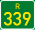 Regional route R339 shield