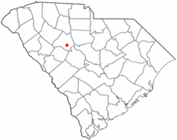 Location of Prosperity, South Carolina