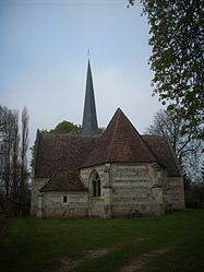 The church in Doudeauville-en-Vexin