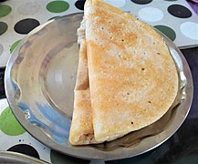 Urad plain dosa