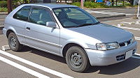 Facelifted Japanese market Corolla II 4WD hatchback