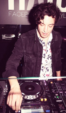 Anoraak playing a DJ set in Valencia, Spain in 2014
