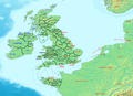 UK in normal equirectangular projection