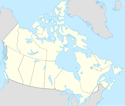 圣马丁陨石坑在加拿大的位置