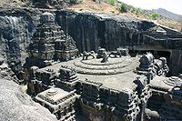 Rock-cut temples at Ellora