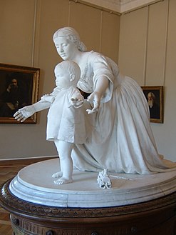 First Step, 1872 (marble version)