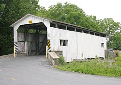 Keller's Mill Covered Bridge in Ephrata Township