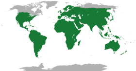 世界野生蜥蜴的分布范围