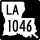 Louisiana Highway 1046 marker
