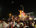 People garland statue of Dr. Babasaheb Ambedkar on Namvistar Din.