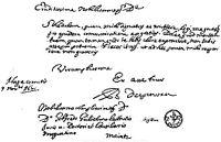 Short letter (Gebhardt number 46) of Spinoza to Leibniz of 9 November 1671. In Latin.