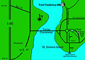 Map of part of SSI