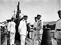 Russian admirals on the deck of Tyulen in Tunisia.