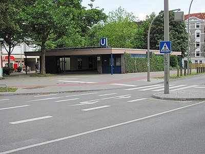 One of the station's entrances