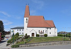 Center of Zeillern with parish church