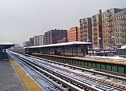 Typical elevated station