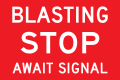 (T4-1) Blasting, Stop and Await Signal