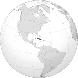 古巴共和国 (1902年—1959年) 的位置