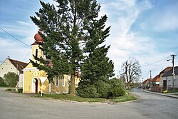 Centre of Komárovice