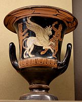 Griffin on an Ancient Greek vase