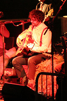 Chris Helme performing at the Galtres Parklands Festival in August 2014