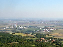 Čížkovice as seen from west