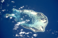 科科斯群岛卫星照片