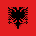 阿尔巴尼亚总统旗帜 1992年-2002年
