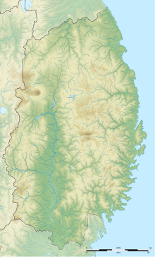 Map showing the location of Ryūsendō