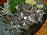 日本银带鲱刺身