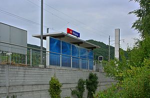 Elevated platform with shelter