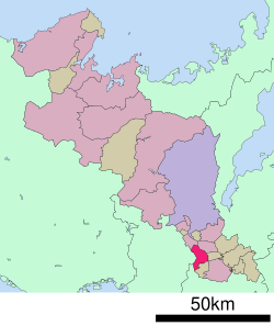 京田边市在京都府的位置