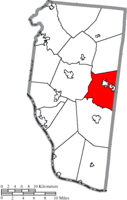 Location of Williamsburg Township in Clermont County
