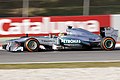 Lewis Hamilton testing Mercedes F1 W04.
