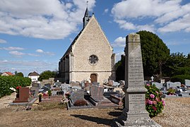 The church in Saint-Germain-le-Gaillard, Eure-et-Loir
