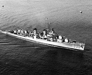 USS Porterfield (DD-682) in the early 1950s